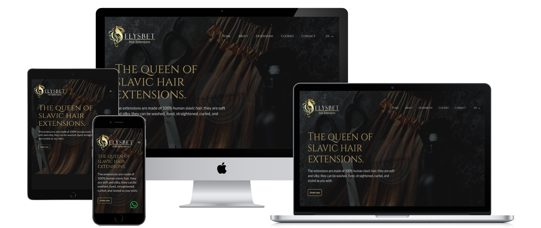 Project image for Elysbet Hair Extensions